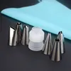 Icing Piping Cream Pastry Bag Tools Tpu Silicone Squeeze Bags With Blue White Colors Creative 2bc J1