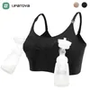 Maternity Bra For Breast Pump Special Nursing Hands Pregnancy Clothes Breastfeeding Pumping Can Wear All Day 210918