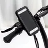 ABS Cykelhandtag Mobiltelefon Mounts Vattentät väska Ställhållare Motorcykel Mounthållare för cykel