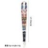 10pcs / lot J2190 Anime Keychain 끈 만화 펑크 목 스트랩 키 ID 카드 휴대 전화 lanyards