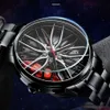 Relojes para hombre Rueda impermeable Llanta de coche Cuarzo Deportes para hombres Reloj Relogio Masculino Volks 210728