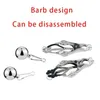 Nxy Sex Pump Toys Bondage Breast Nipple Clamps Clitoris Clips Weights Ball Bdsm Toy Woman Male 1221