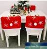 1 PC Christmas Chair Cover Wymienny Zmywalny Stretch Cover Dinner Party Supplies Xmas Navidad Dekoracje dla domu Cena fabryczna Expert Design Quality Najnowsze