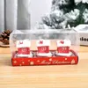 3Pcs/Set Christmas Candles Santa House Snowman Xmas Tree Paraffin Candles Wedding Party Festival Decoration Candles Decor Light