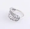 sterling feather ring