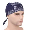 Cycling Bandana Skull Cap Beanie Lightweight Adjustable Cotton Biker Hat Hood Headband Headscarf Doo Rags Head Wraps 1733 Z26938204