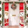 ホームメリークリスマスドアの装飾クリスマスの装飾クリスマスの装飾クリスマスの装飾クリスマス飾り幸せな年2022 Navidad 211104