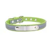 Adjustable Reflect Light Dog Collar Soft Leather Pin Buckle Collars Neck Pet Dog Supplies Small To Large Will and Sandy