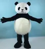 Costume de mascotte d'Halloween Big Panda de haute qualité Animal de dessin animé en peluche Personnage de thème Anime Taille adulte Carnaval de Noël Fête d'anniversaire Tenue fantaisie