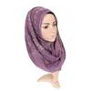 Mode Diamant Hijab Schal Perlen Glitter Schals Bandhnu Baumwolle Pearls Pashmina Schal Muslimische Wraps Stirnband Tücher / Schal