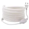 Neon LED Strip 360 Round AC 220V 230V 240V Flexible Light Tube Rope Outdoor Decorative Waterproof Lighting With Power Plug