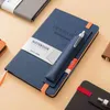 PU Leather Office Planner Business Notebook School Stationery Supplies Agenda Organizer Pen Insert Bag 210611