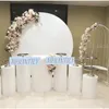 Griglia in ferro battuto Supporto per schermo Festa Prato all'aperto Foresta Matrimonio Sfondo Decorazione T Stage Layout Mensola per fiori