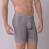 Kvf novo estilo moda moda boxer cueca homens longos boxers casuais shorts modal undershorts sexy letra boxers h1214