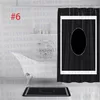 Designer Print Home Duschvorhänge Matte 2 STÜCKE Set Dicke Wasserdichte Rutschbadezimmer Badezimmer Bodenmatten Teppich