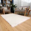 Plush Carpet Display Counter Shelf Mat Floor Dressing Table Shop Decoration Interior Bedroom Living Room Fur Rug Door Round Y0803