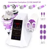 Freeshipping Ultraljud Cavitation Slimming Machine 6 i 1 Lipo Laser Body Vakuum Radiofrekvens RF Salon Spa Skönhetsutrustning med 8 kuddar brinnande fett