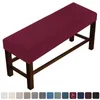 Nordic piano stol täcker elastisk all-inclusive bänk s rektangulär fast färg förtjockad pall droppe 211116