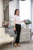 한국 여름 사무실 여성 블라우스 패션 버튼 옷깃 짧은 소매 셔츠 작업 숙 녀 슬림 화이트 블라우스 탑스 Blusas Mujer