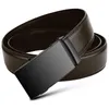 Belts Brand Genuine Leather Belt Man Men's Fashion Automatic Famous Luxury Designer Black Buckle For Men Strap Jeans