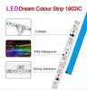 1903 Dream Color светодиодная полоса Light Wi -Fi 5m 10m 30Led/M IP65 16Keys Пульт дистанционного управления музыкальная синхронизация питания Power Power Alexa Google Home