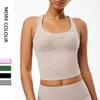 L-028 tudo em um copo yoga feminino camisola de alças esportes sutiã mulheres underwears acolchoado correndo fitness ocasional exercício colete ginásio roupas