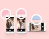 Carga USB Led Selfie Anel Iluminação Lente Do Telefone Móvel Anéis de Lâmpada para Samsung Xiaomi Light7504261