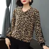 Bowknot Lantern Long Sleeve Blouse Polka Dot Shirt Loose and Thin Fashion Top Casual Shirt 210401