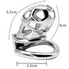 Массажное F88 Мужское кольцо на член с винтовым замком Скрытый дизайн Металлическая защитная клетка для пениса из нержавеющей стали для мужчин Adult6104163