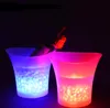 5L Waterproof Plastic LED Ice Bucket Color Changing Bars Nightclubs LEDs LIGHT Beer Buckets Bar Night Party SN2381