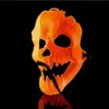 Halloween Cosplay Pumpkin Masker Horror Ghost Head Costume Skull Masks Party Festival levert LLA8651