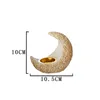 Kreativa doftlampor Mideast Arabic Moon Shape rökelse brännare Desktop Decoration179q