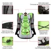 Utomhuspåsar Maraton Hydration Nylon Vest Running Backpack Trail Bag 2L Water Vandring Cycling Off-Road Pack Sport Fitness2661