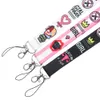 10st / lot J1541 Tjejer Style Feminism Cell Lanyard Strap Keychain Telefonkamer Kamera USB IDS Badgehållare Bröllop