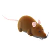 Wireless Remote Control Mouse Toy Black/Gary/Brown Electronic RC Rat Mice Animal Interactive Cat Toys 20220112 Q2