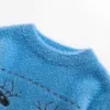 Hiver bébé tricot manteau hauts 2021 nouveau automne bébé garçons filles chaud à manches longues chandails vêtements pour enfants Elk enfants pull Y1024