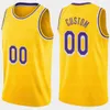 Maillot de basket-ball 75e 7 Carmelo Davis 3 Anthony 23 6 Space Jam James Tune Squad Jaune Blanc Violet Noir LBJ Mamba 22 Hommes Enfants Jeunes