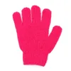 Rękawiczki do kąpieli z pięcioma palcami szczotka do artefaktów gospodarstwa domowego pogrubienie przyjazny dla skóry złuszczający nylonowy ręcznik do wycierania pleców XG0459