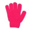 Gants de bain à cinq doigts brosse d'artefact ménage épaississement doux pour la peau exfoliant Nylon frottant dos serviette XG0459