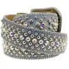 High quality classic BB rhinestone belt with bling rhinestones for woman mens designer belts as birthday gift2902