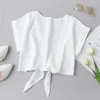 Women Summer Sweet Solid Suits 2-piece Sets 100%Cotton Short Blouses Tops and Shorts Female Fashion Street Clothing 210513