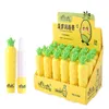 Brillant à lèvres 24 pièces en vrac hydratant saveur d'ananas incolore plante naturelle mignon baume à lèvres rouge à lèvres outils de maquillage