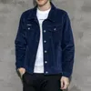 Giacche da uomo 2021 Giacca in velluto a coste sottile primaverile Top da lavoro in denim casual coreano