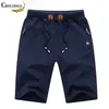 Brand Solid Mäns Shorts Sommar Mens Beach Bomull Casual Male Sport Homme Brand Clothing Work Shorts 210713