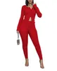 Sweat Suits Women Matching Sets Long Sleeve Crop Top And Skinny Pencil Pants Casual Tracksuit 2 Pieces Outfits Wholesale 210525