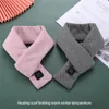 Gear Ajustable Electric Heating Scarves Built-in Battery Warm Scarf Shawl Winter Blanket With Heated Cycling Caps & Masks