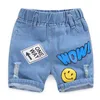 Summer Boys Denim Shorts Dessin animé pour enfants 1-8 ans Pantalons pour enfants Pantalons pour tout-petits Vêtements 210723