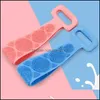 Brushes, Sponges Scrubbers Bathroom Aessories Home & Garden4 Color Double-Sided Scrub Back Brush Is Good Helper When Taking A Bath Hwf6098 D