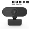 HD 1080 P Webcam Mini Bilgisayar PC Web Kamera Mikrofon Ile Dönebilen Kameralar Canlı Yayın Videosu için Canlı Konferans Çalışma 1 M USB Kablosu