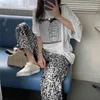 White Oversize All Match Printed Basic Girls Fashion Summer Tee Chic Short Sleeves Femme Brief Loose T-shirts 210525